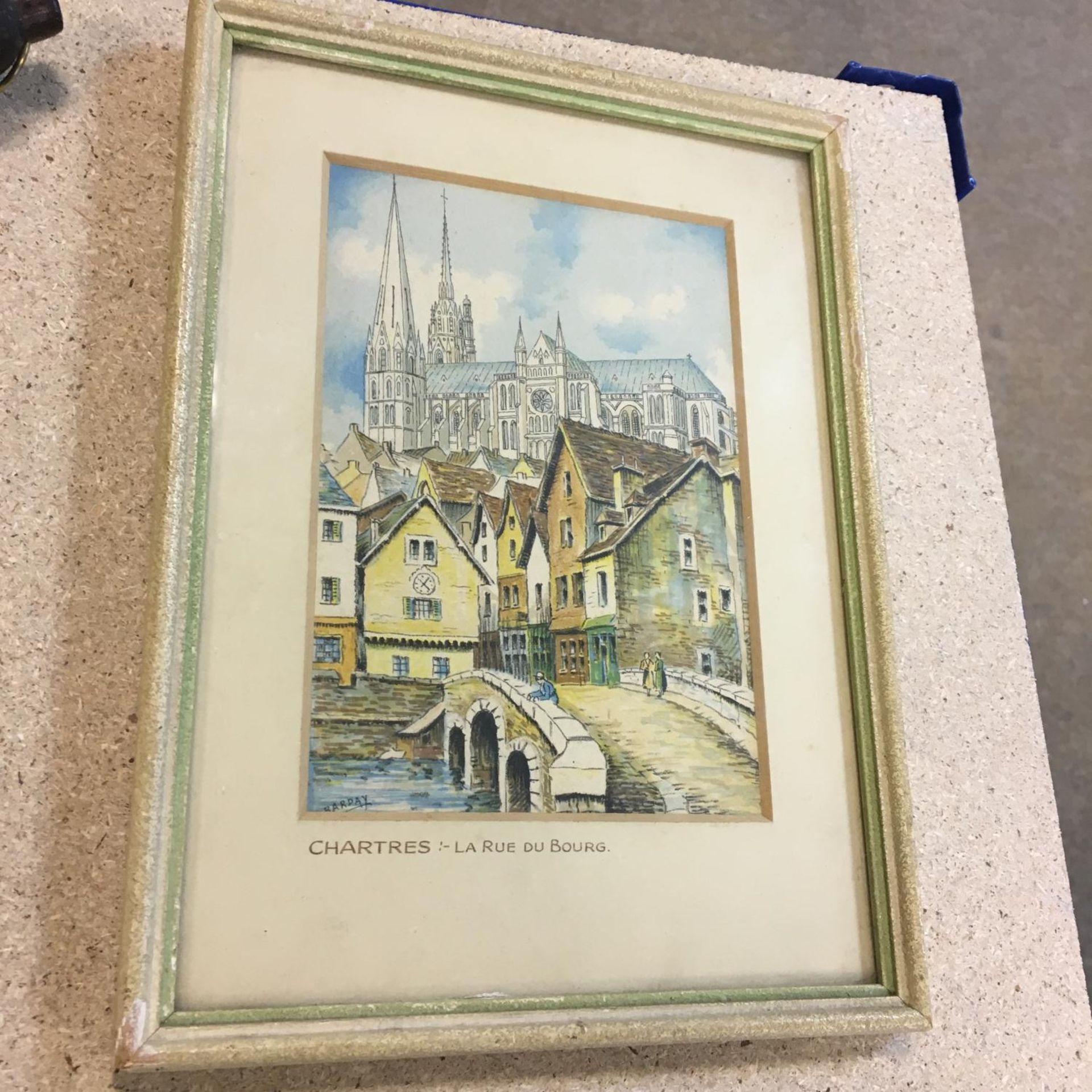 Antique framed and Glazed Picture
