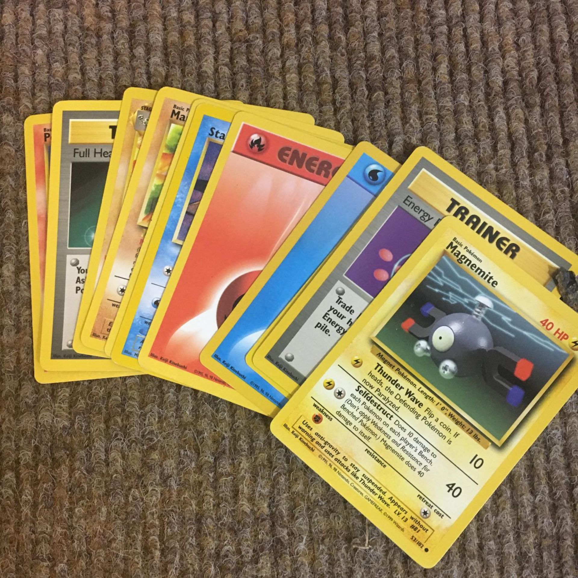 Group of Pokemon Cards