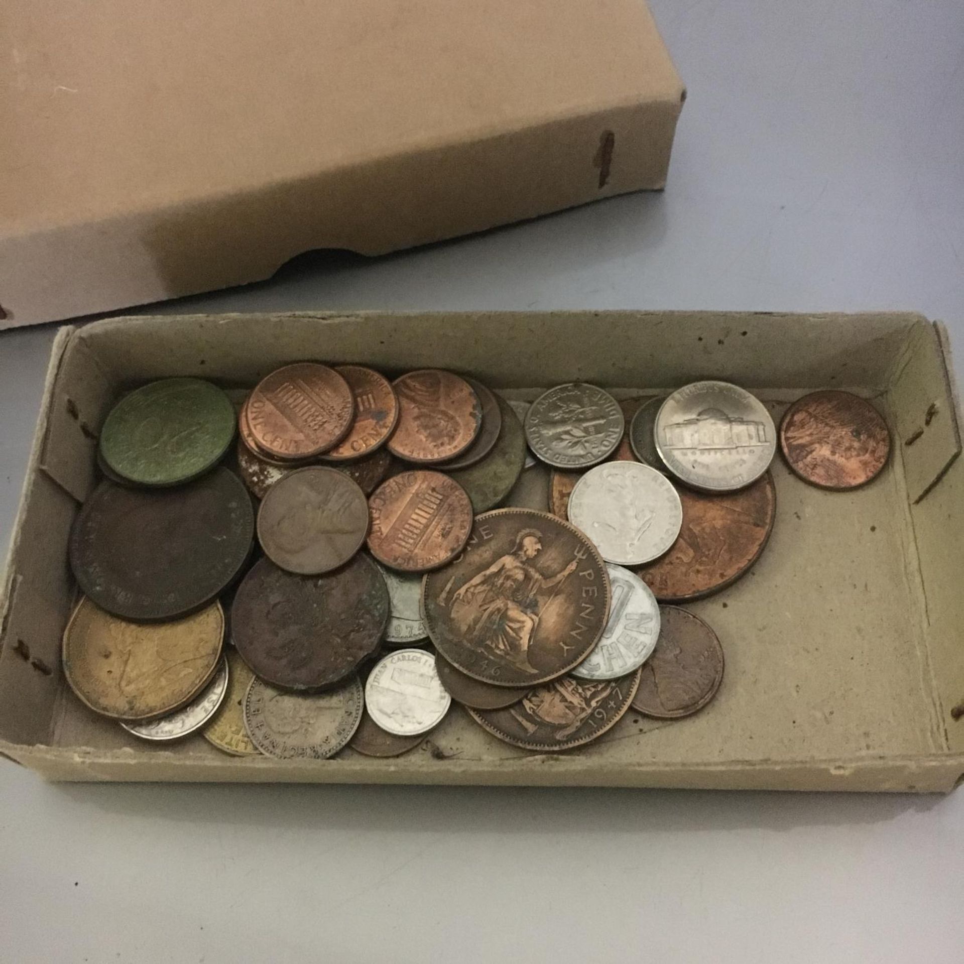 Box of Miscellaneous Coins