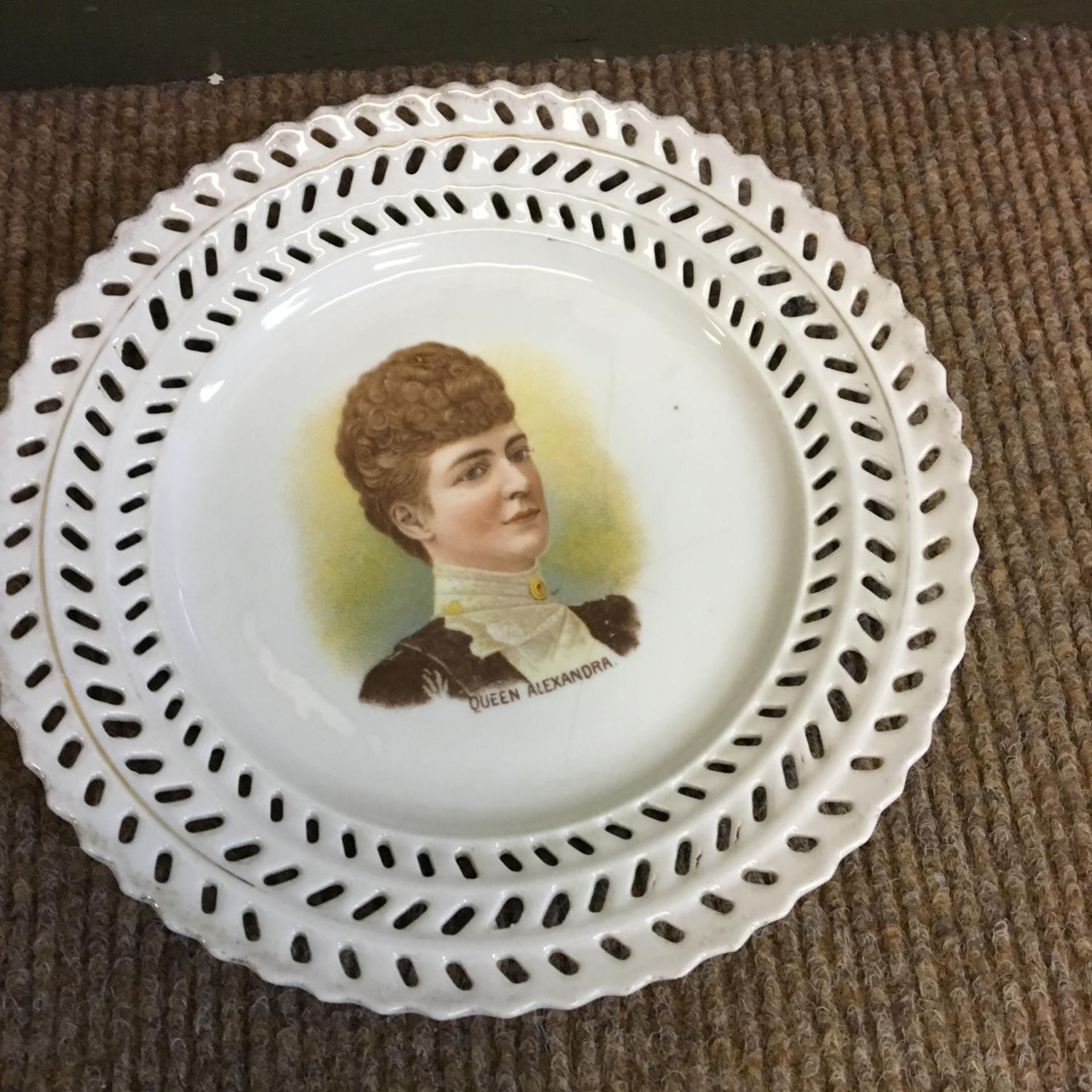 Queen Alexandra Porcelain Plate