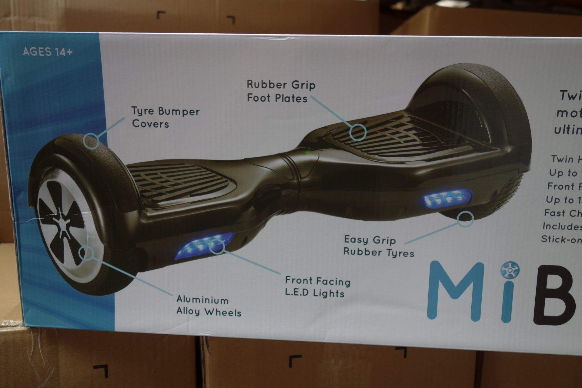 1 x MiBoard Electric Balance Board. Original RRP £499.99. Rubber Grip Foot Plates, Tyre Bumper - Bild 3 aus 4