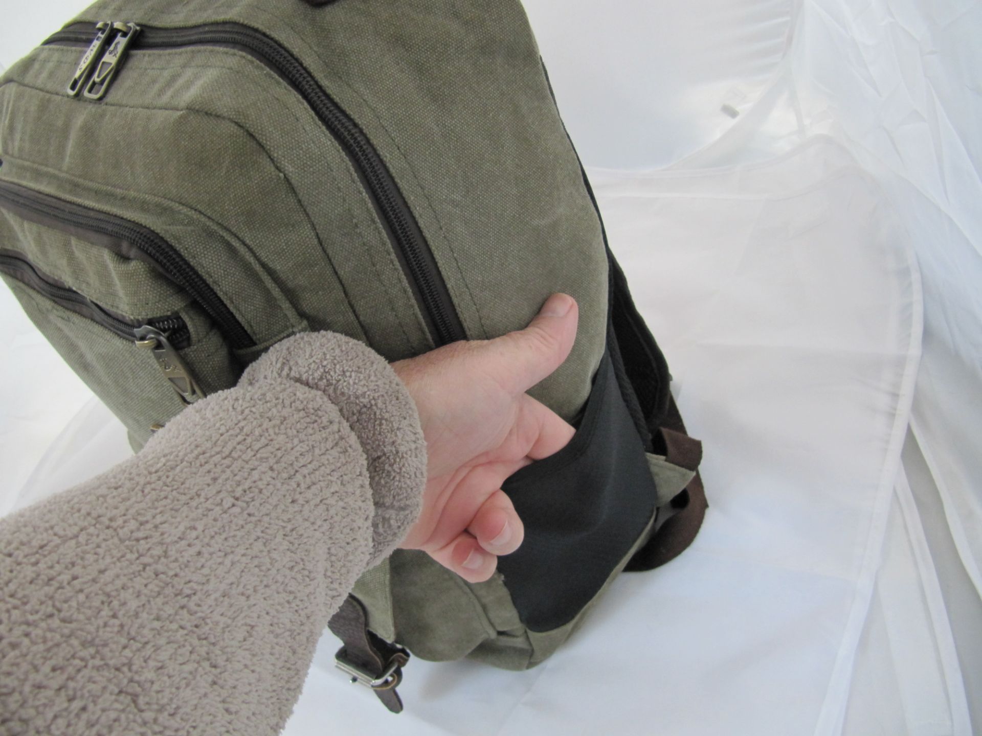 Army Green Back Pack. - Image 4 of 8