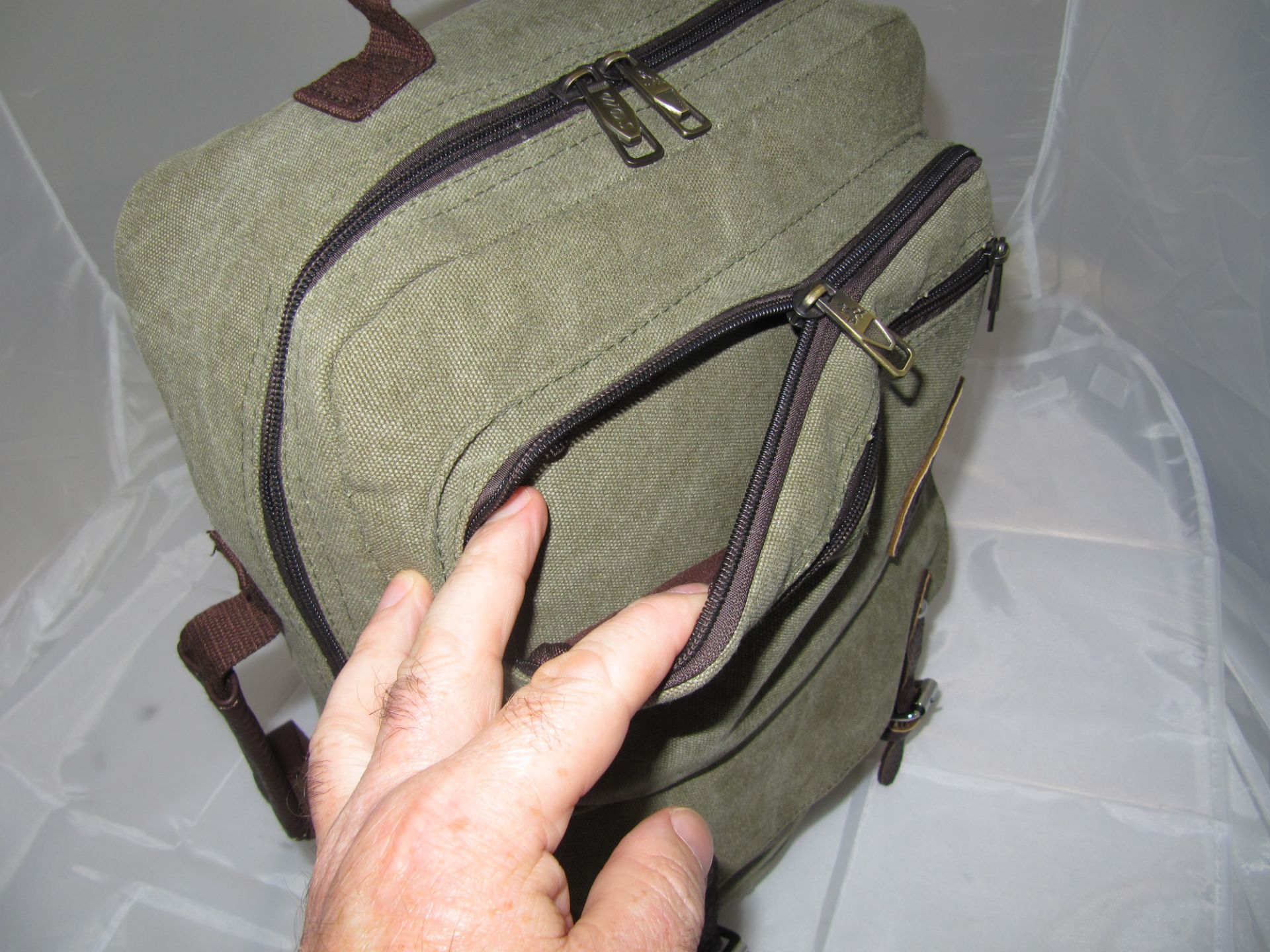 Army Green Back Pack. - Image 5 of 8