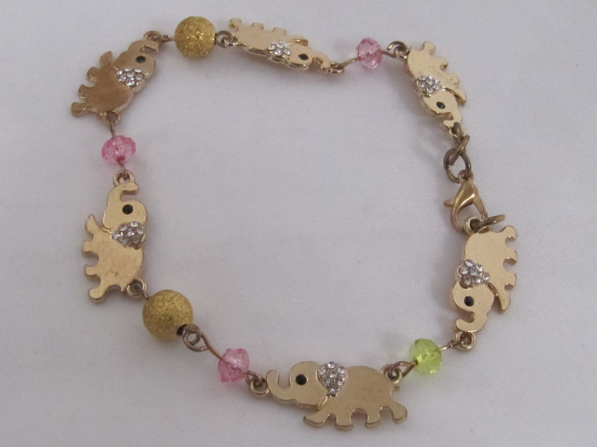 Elephant Themed Fashion Bracelet.