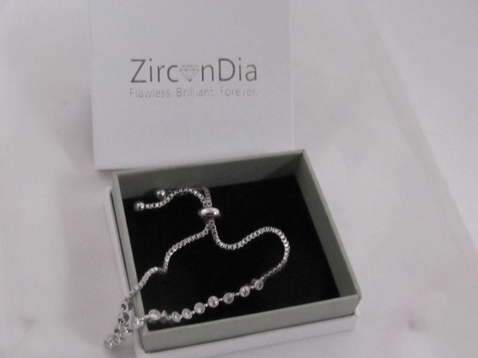 Zircon Dia. Bracelet.