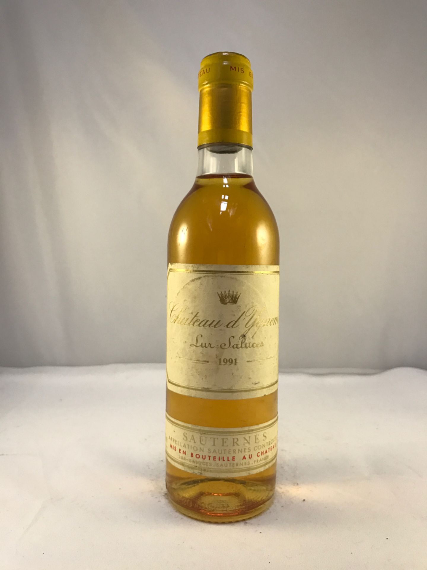 Chateau d'Yquem Sauternes (A.K.A Lur Saluces) 1991 375ml Bottle