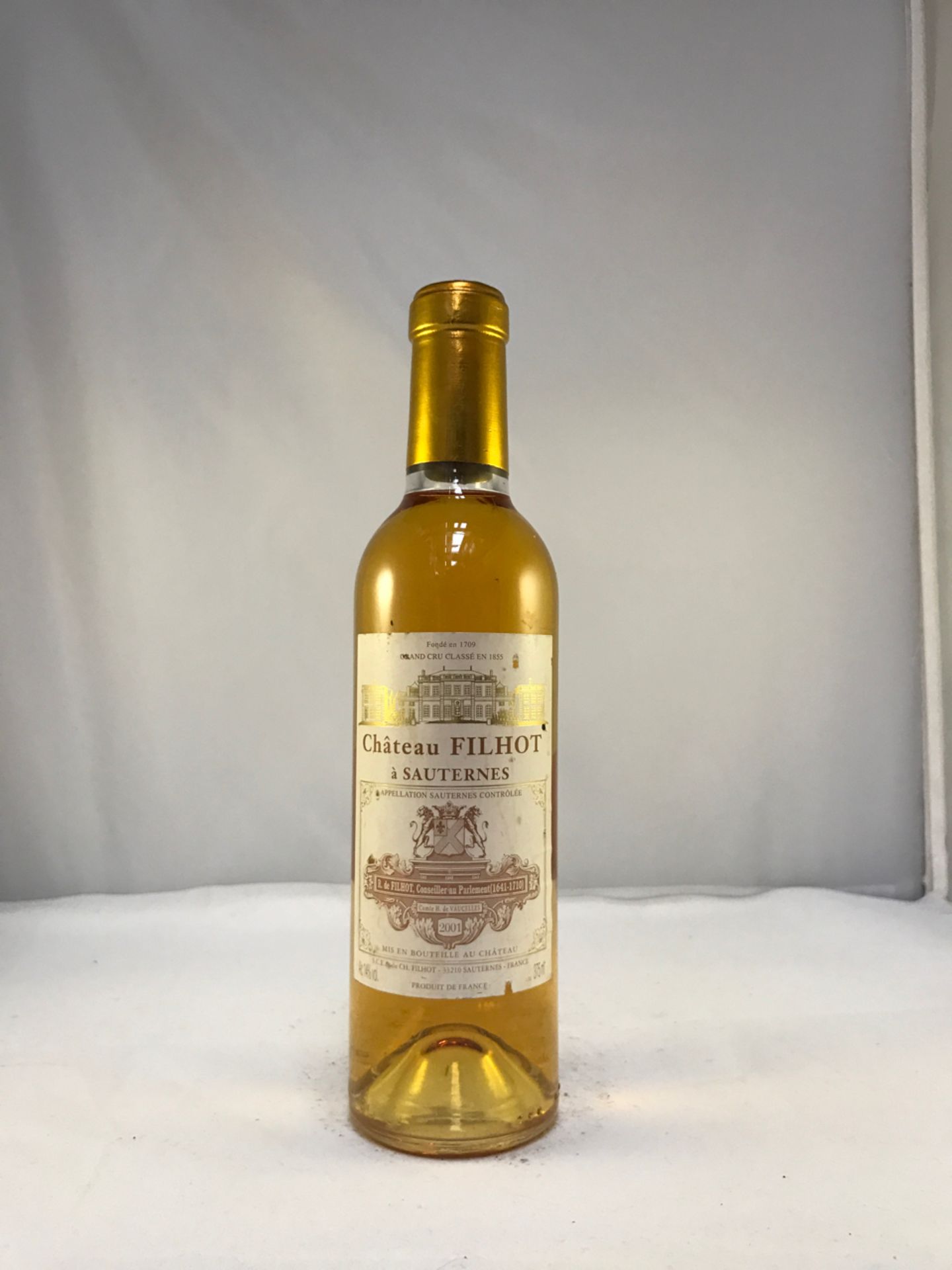 Chateau Filhot Sauternes Grand Cru Class 2001 375ml Bottle