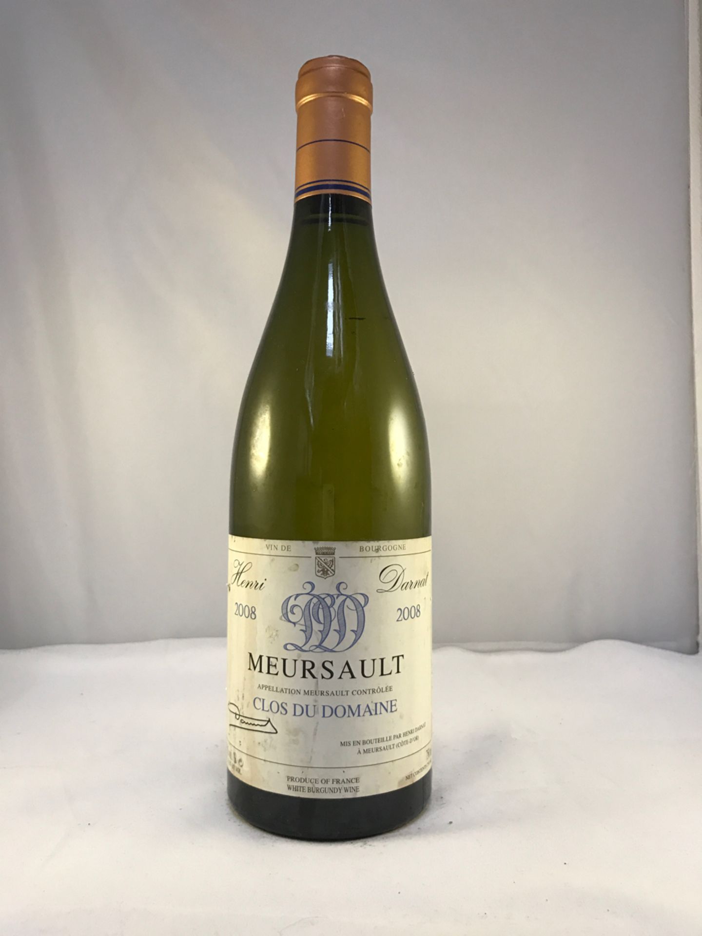 Henri Darnat Meursault Clos Du Domaine 2009 750ml Bottle