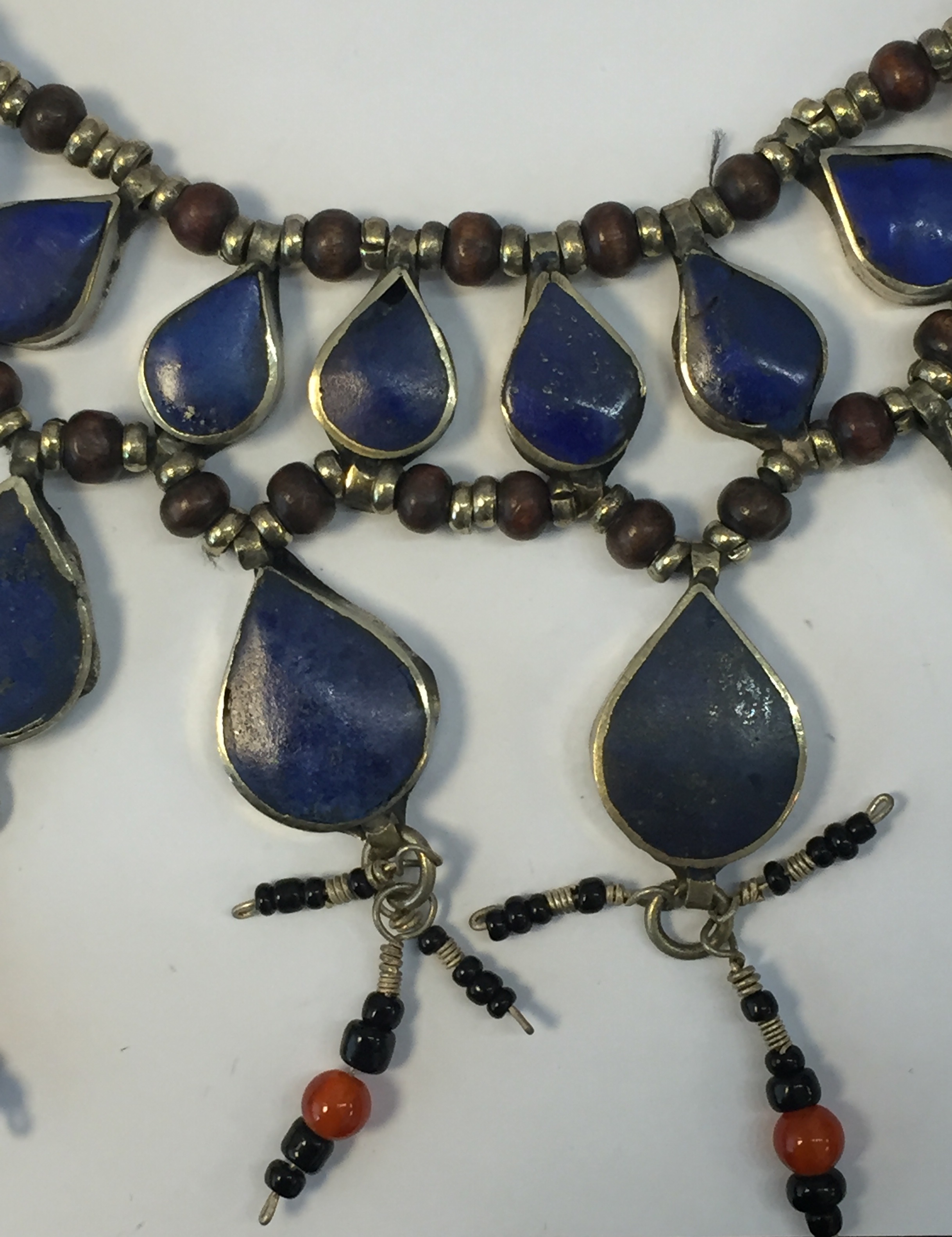 Afghan Tribal Necklace With Lapis Lazuli