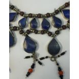 Afghan Tribal Necklace With Lapis Lazuli