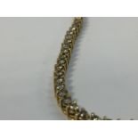 18ct Gold Tennis Bracelet Set With Round Cut Diamonds 1.72CT