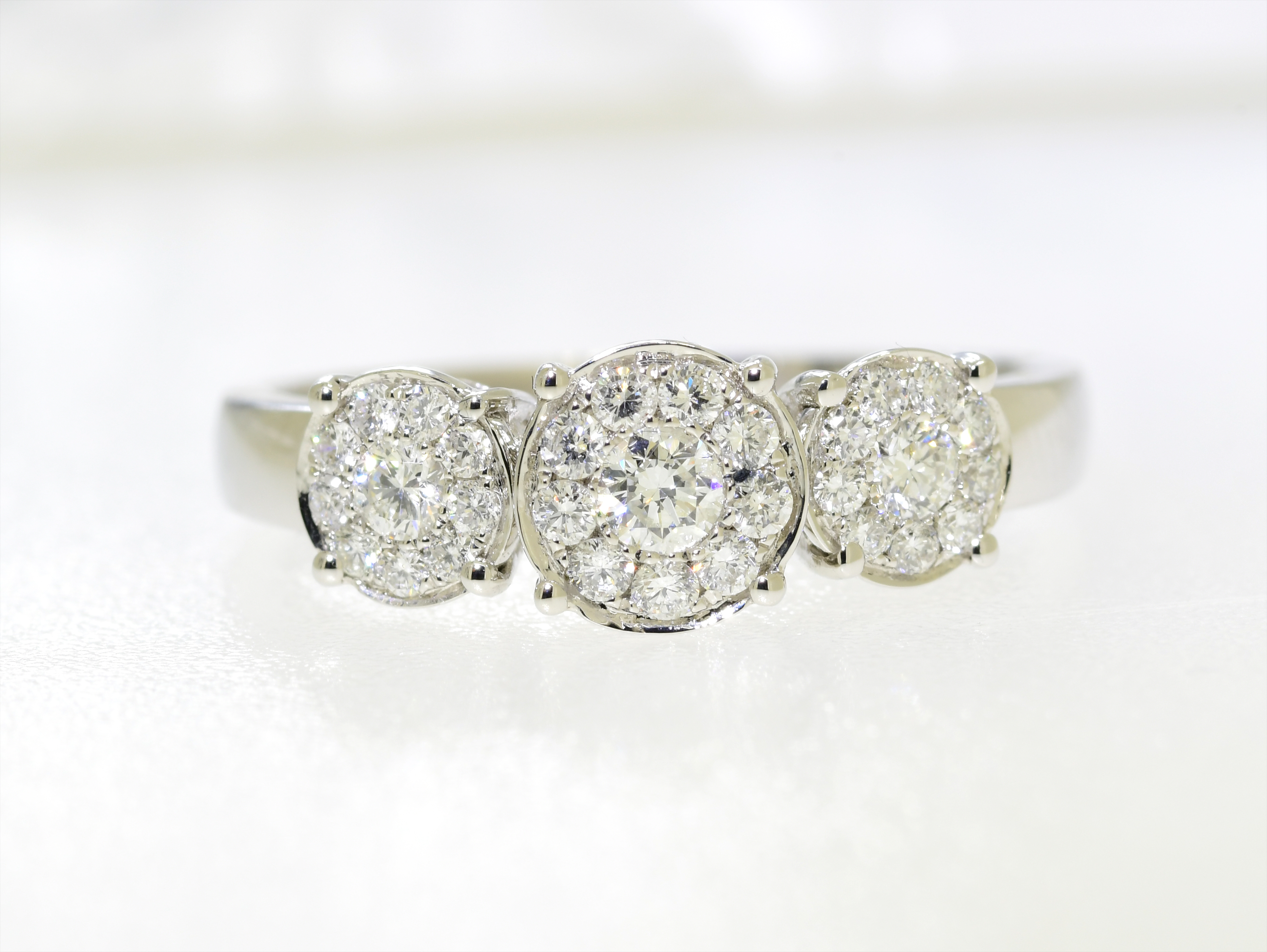 Diamond Ring "Triple cluster" Ring (VALUATION £1575)