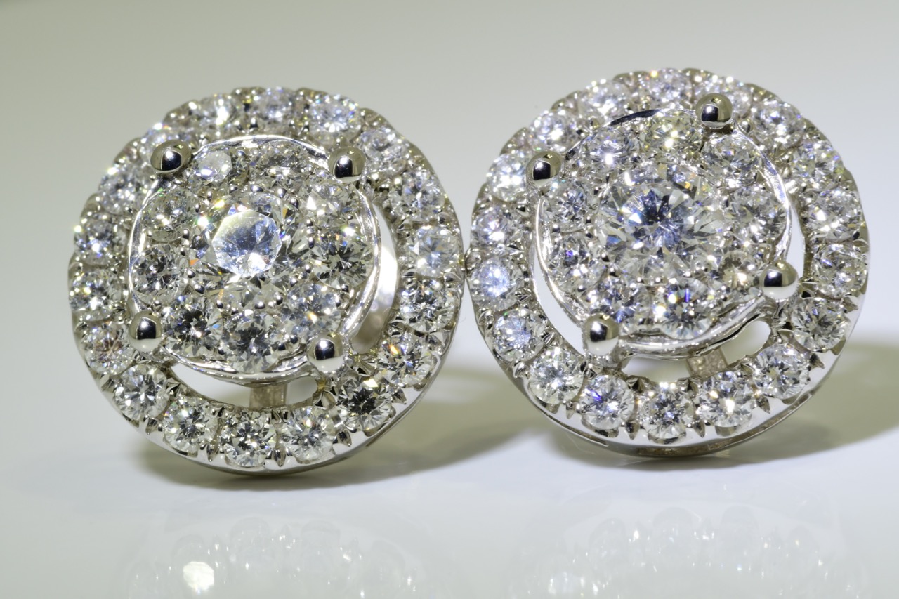 Diamond Earrings (VALUATION £4795)