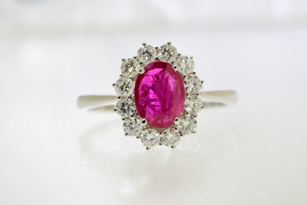 Ruby & Diamond Ring (VALUATION £2375)