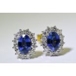 Sapphire Earrings (VALUATION £1625)