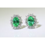 Emerald Earrings (VALUATION £1950)