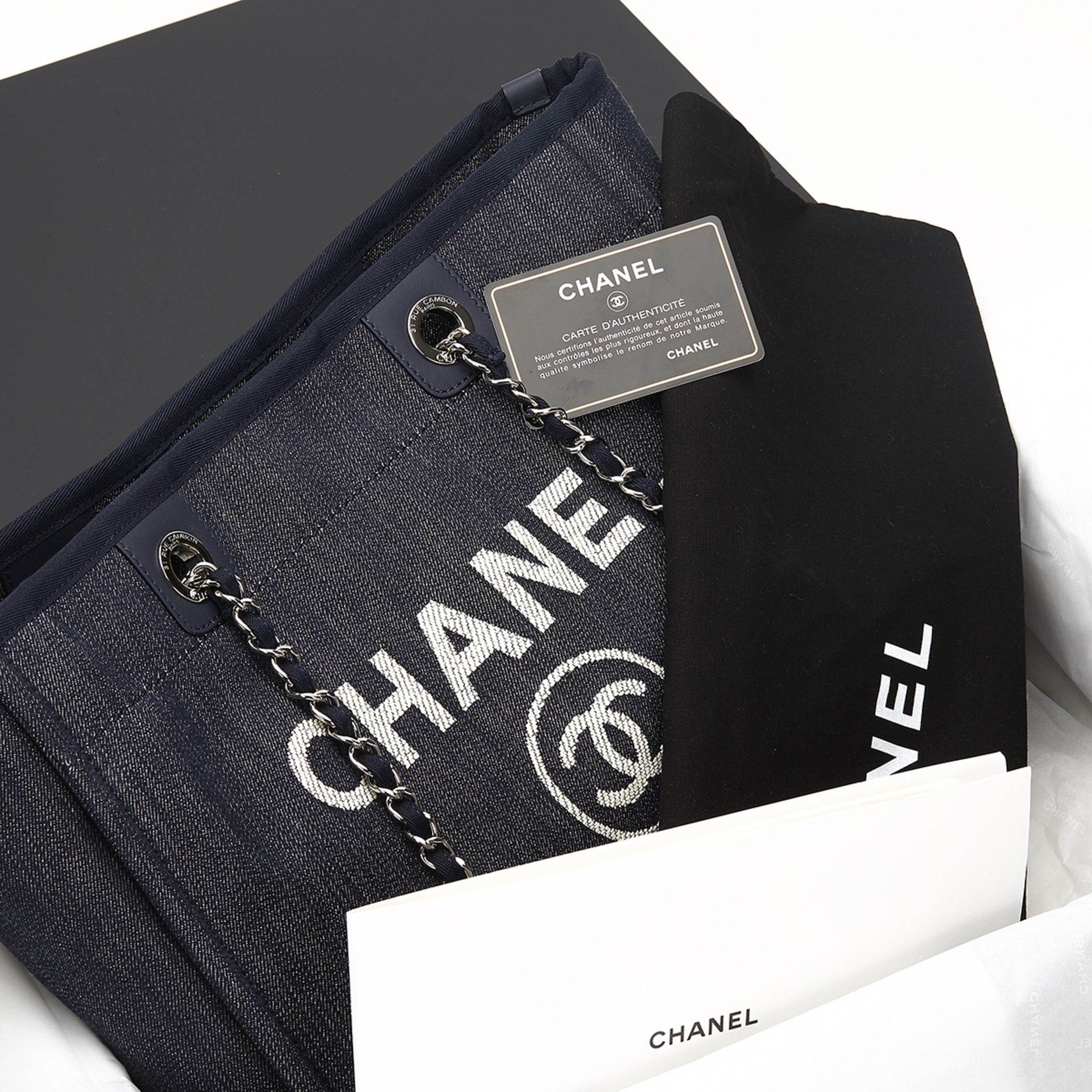 CHANEL, Small Deauville Tote - Image 10 of 10