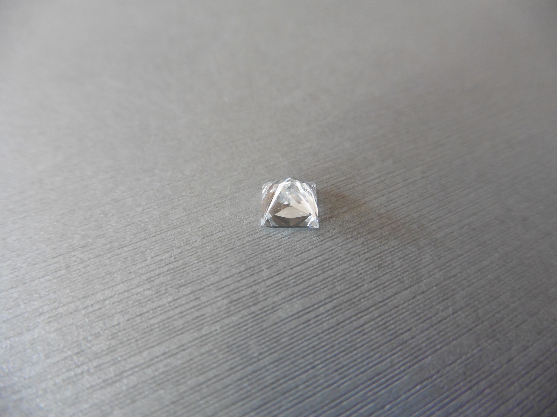 1.20ct single princess cut diamond G colour VS1 clarity. 5.67 x 5.59 x 4.27. Suitable for mounting - Image 2 of 5