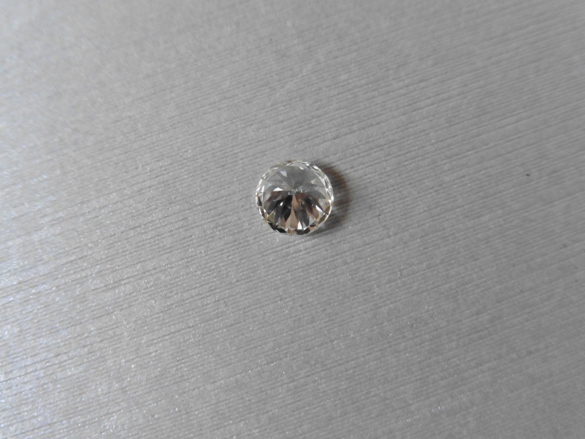 1.21ct single brilliant cut diamond, K colour VS2 clarity. 6.79 mm x 6.81mm x 4.22mm. Suitable for - Image 4 of 6