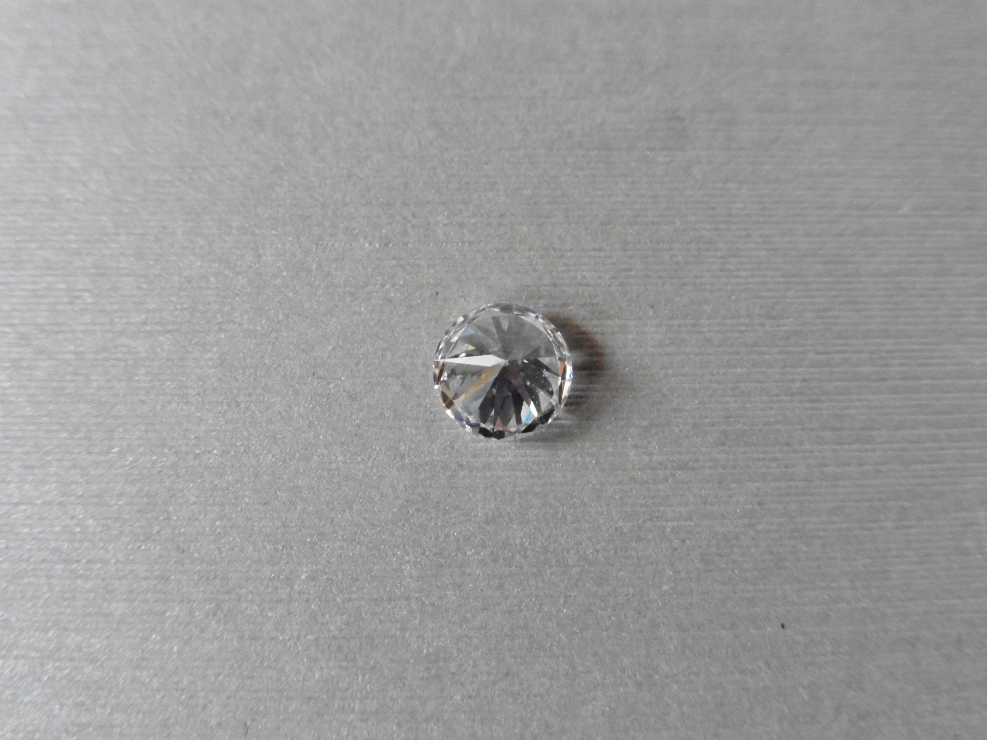 1.07ct single brilliant cut diamond, G colour VS2 clarity. 6.51 mm x 6.52mm x 4.05mm. Suitable for - Image 4 of 6