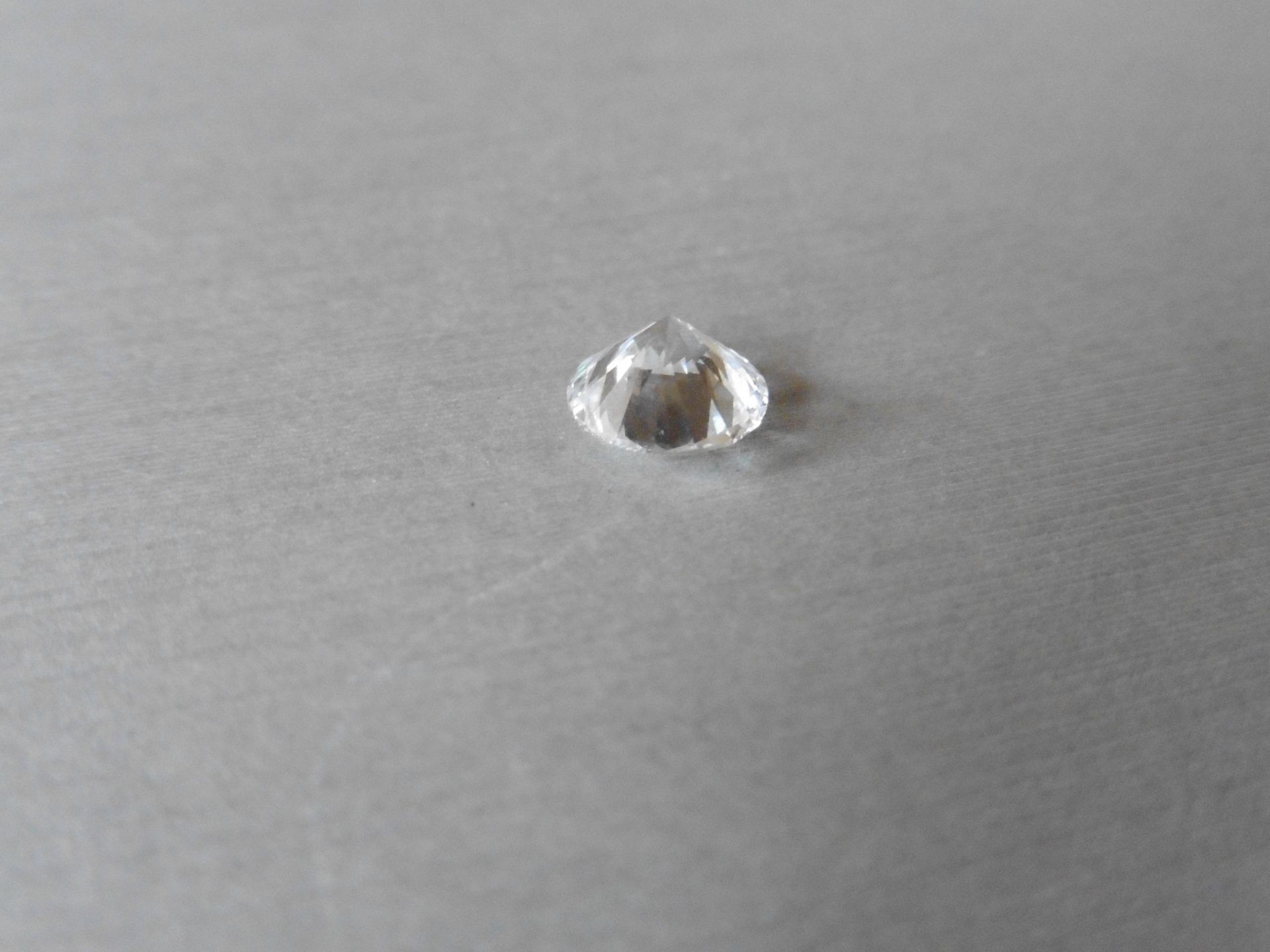 2.01ct single brilliant cut diamond, D colour VS2 clarity. 8.07 mm x 8.12mm x 5.08mm. Suitable for - Image 3 of 6