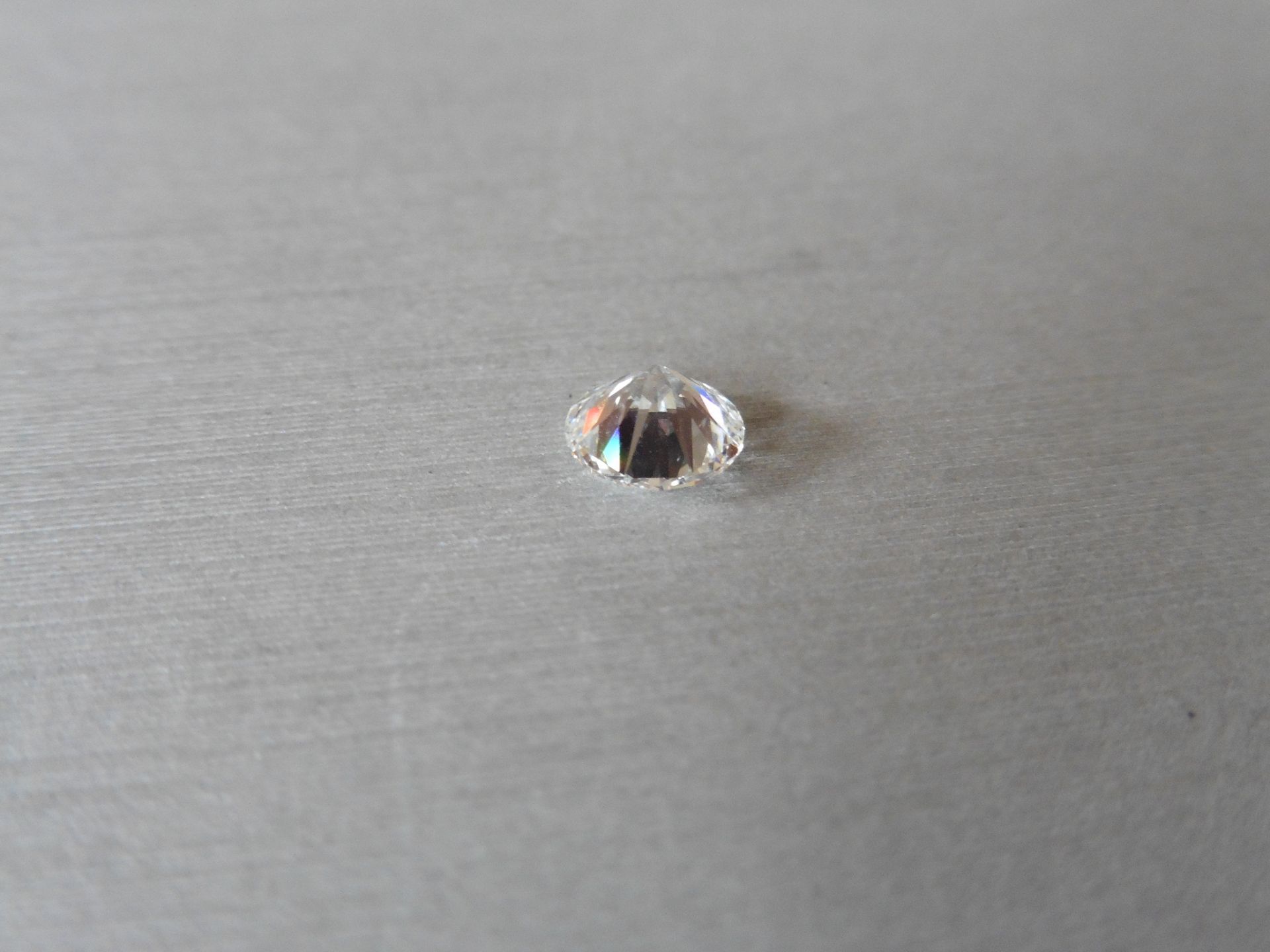 1.06ct single brilliant cut diamond, H colour SI1 clarity. 6.51mm x 6.55mm x 4.05mm. Suitable for - Image 3 of 6