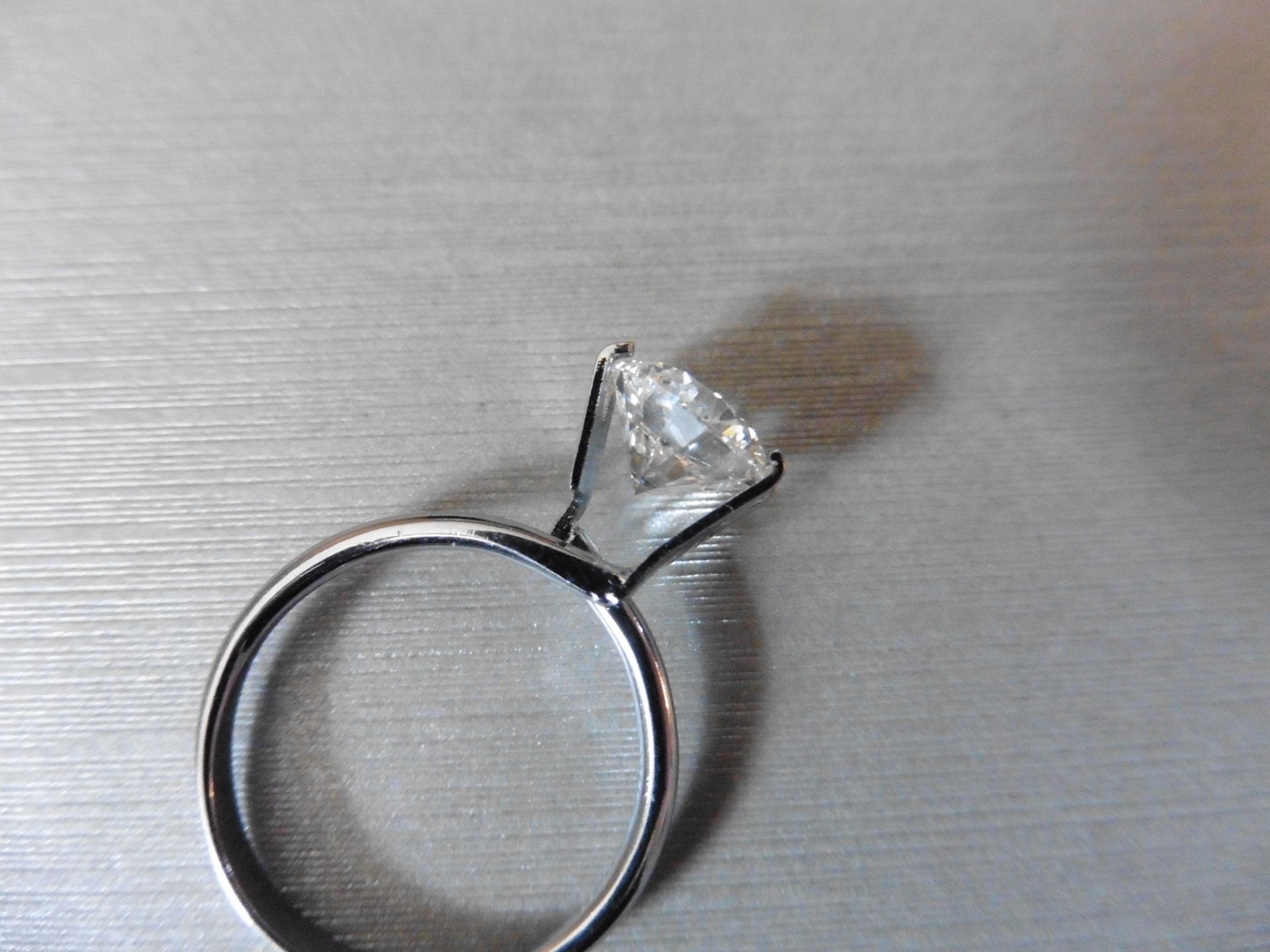 2.31ct single brilliant cut diamond. G colour VS2 clarity. 8.41mm x 8.46mm x 5.27mm. Suitable for - Image 4 of 6