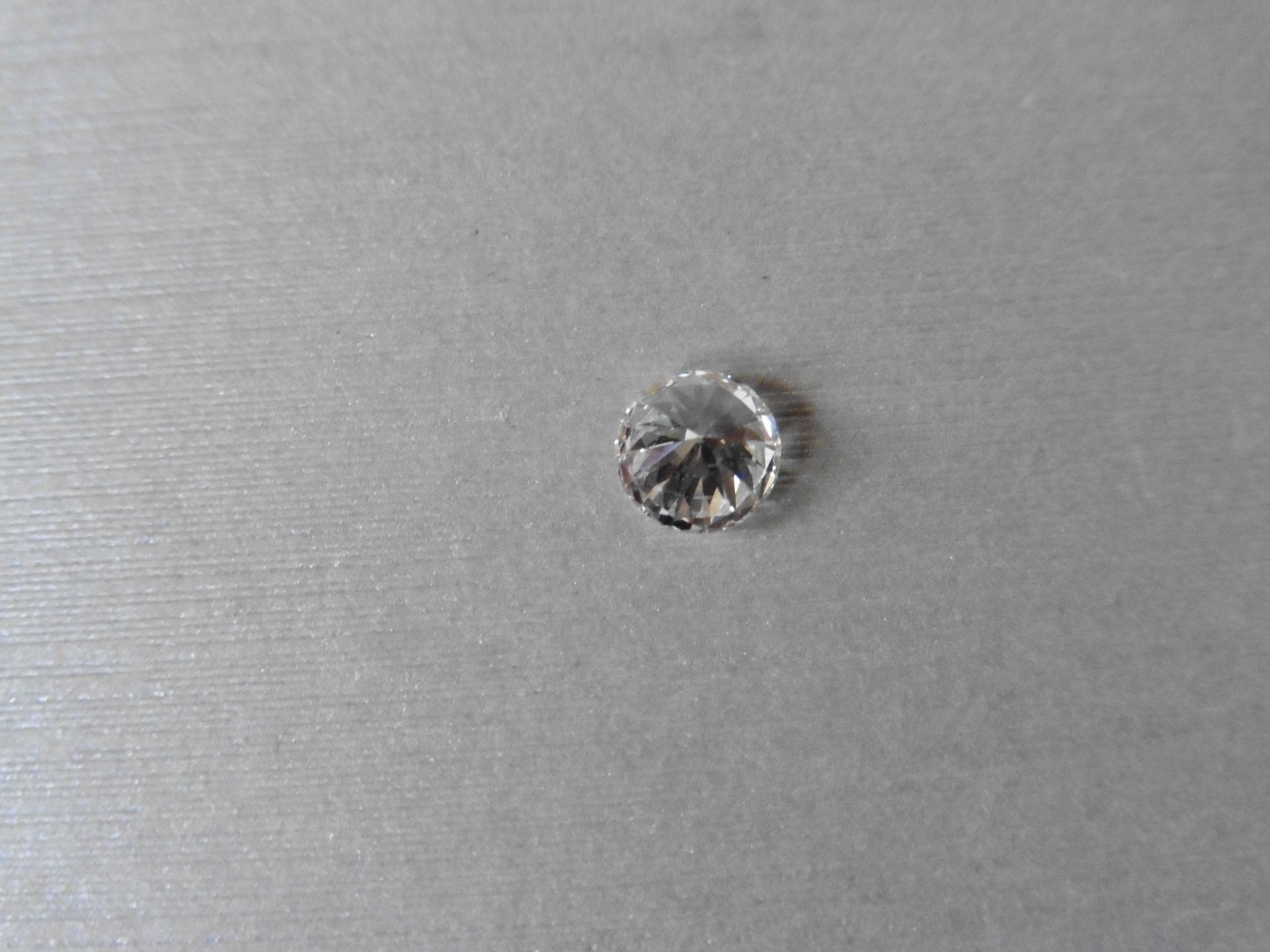 1.07ct single brilliant cut diamond, E colour SI1 clarity. 6.53 mm x 6.55mm x 4.02mm. Suitable for - Image 4 of 6