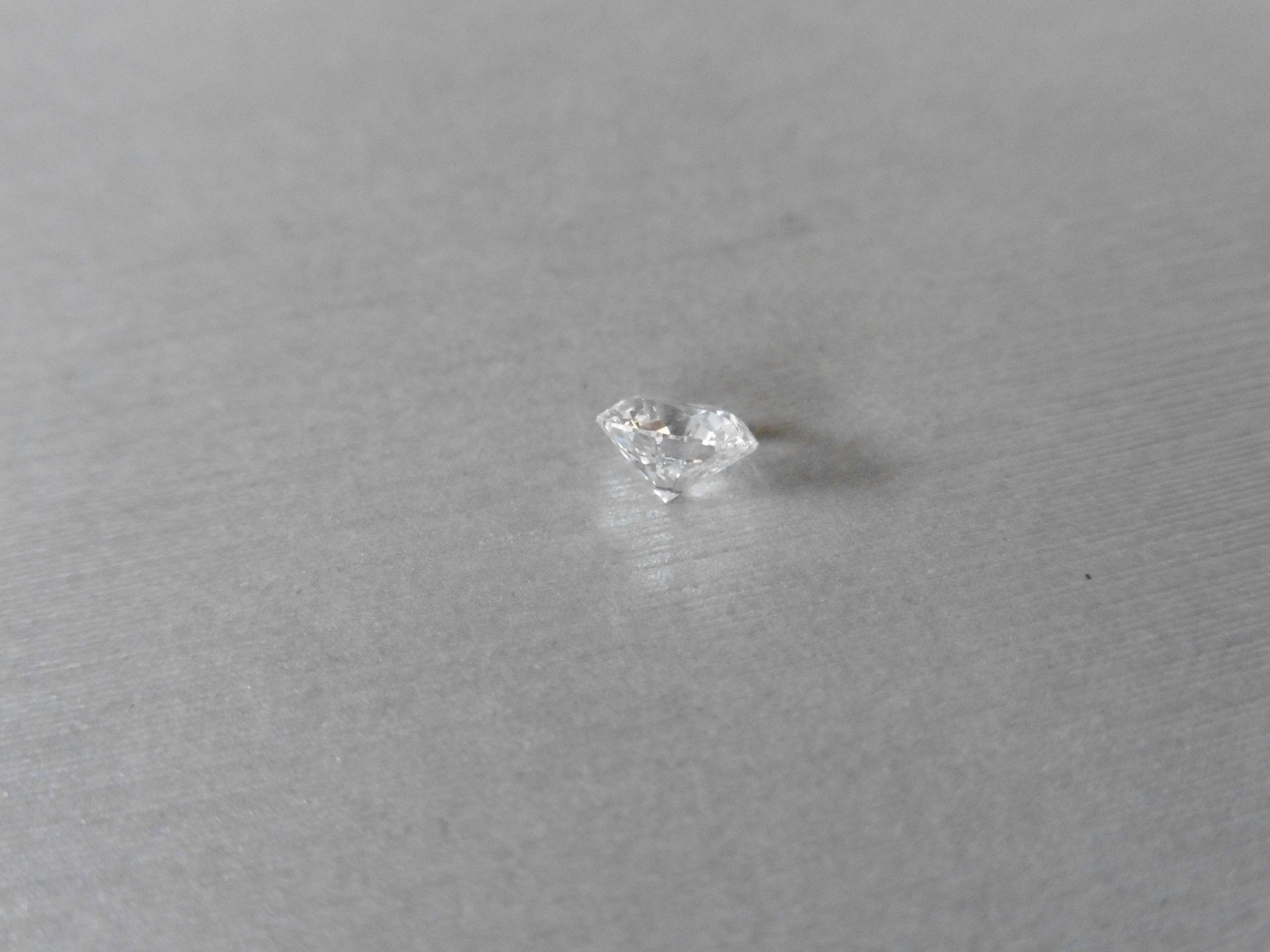 1.07ct single brilliant cut diamond, G colour VS2 clarity. 6.51 mm x 6.52mm x 4.05mm. Suitable for - Image 2 of 6