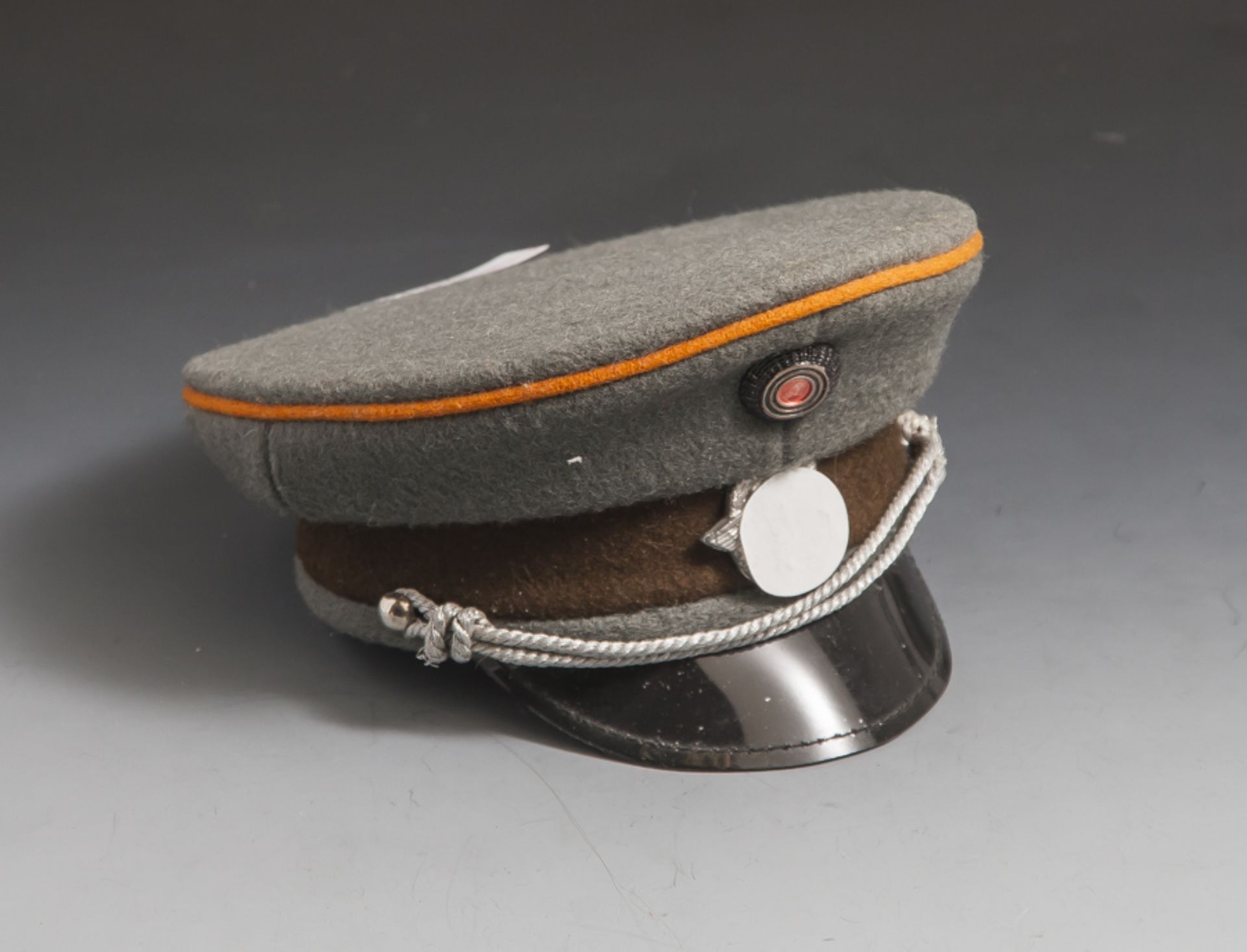 Miniaturmütze, III. Reich, Polizeiausführung, rote Pastellierung.