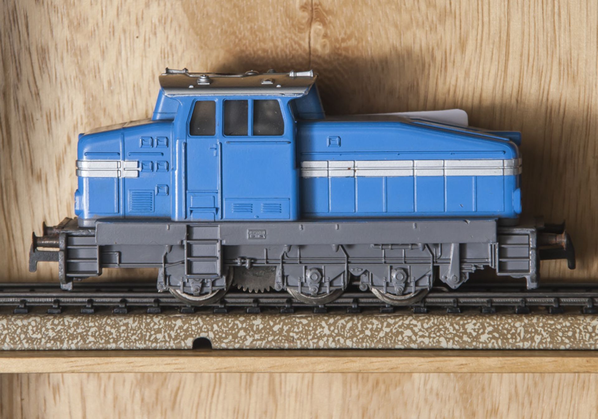 Märklin Diesellok, blau (ohne Bez.).