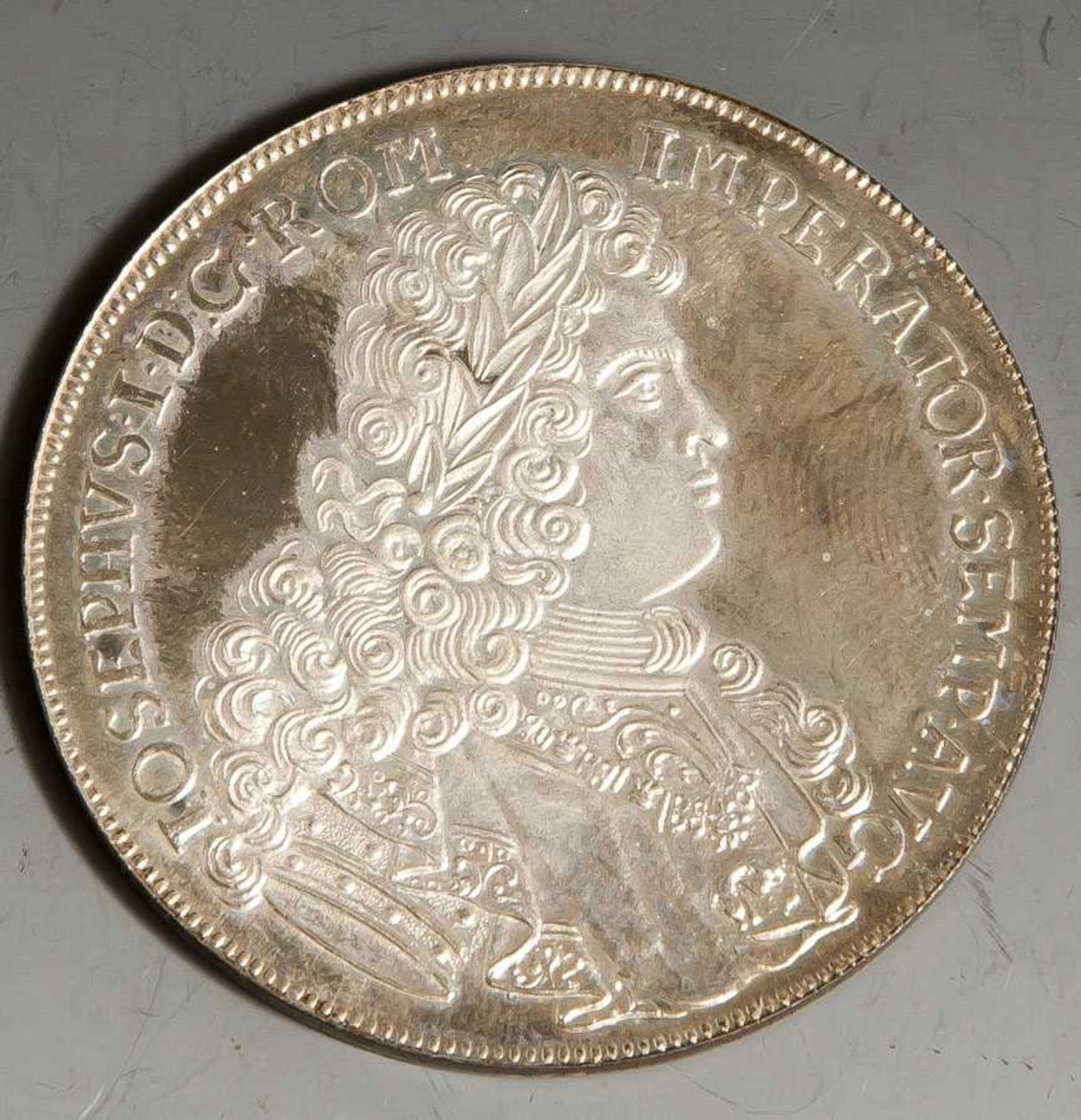 Kölner Reichstaler von 1705, Nachprägung, Silber 835, DM. ca. 41 mm, ca. 23 gr.