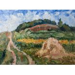 Vantore, Mogens (1895-1977), Sommerliche Landschaft, Öl/Lw, li. u. sign. Ca. 49 x 65 cm,gerahmt. Der