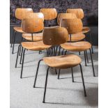 8 gleiche Stühle, Wilde Spieth, Modell Nr. SE 68 SV, Entw.: Eiermann, Egon (1904-1970),auf