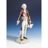 Porzellanfigur "General André Masséna", Heerführer unter Napoleon Bonaparte,