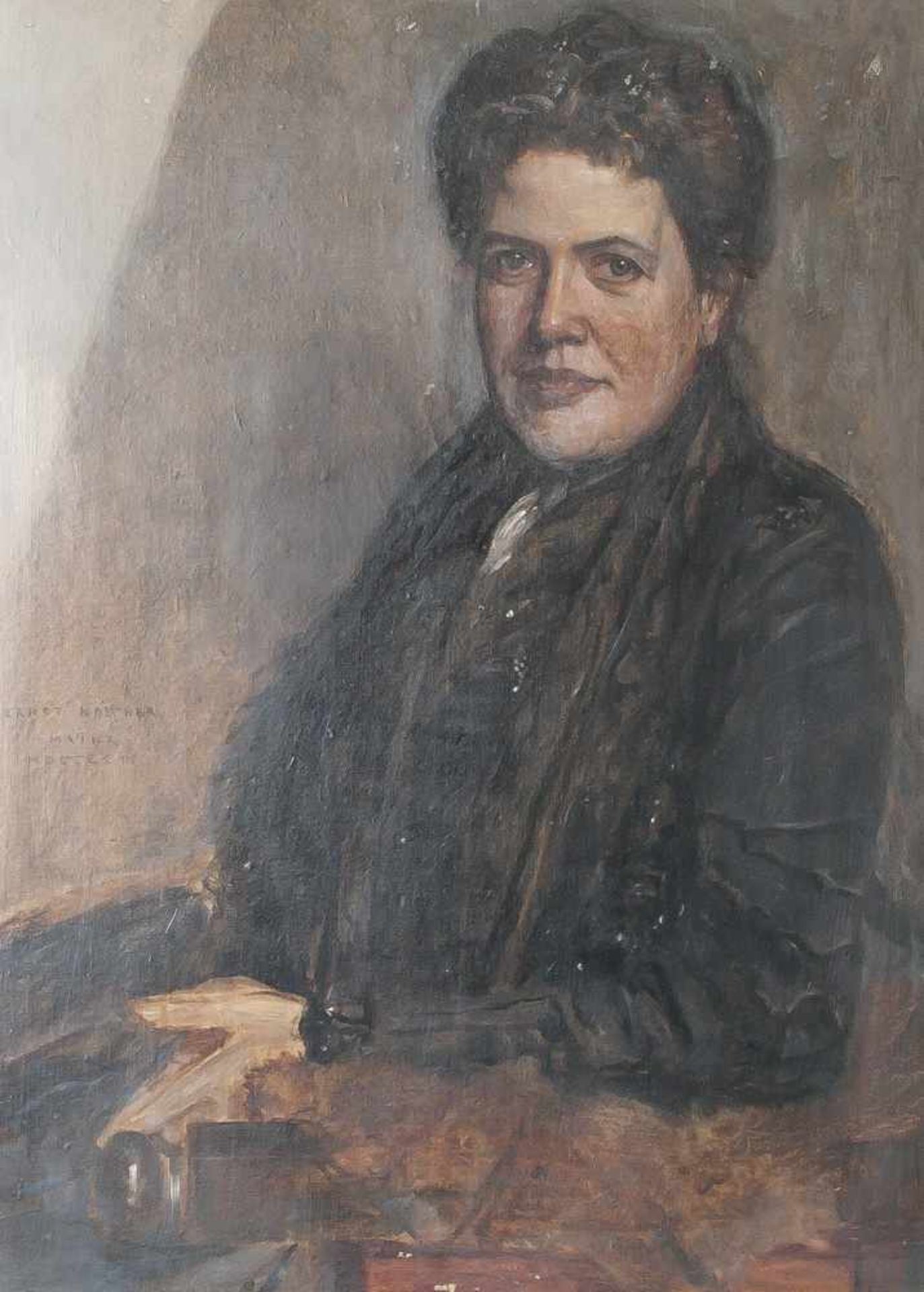 Noether, Ernst Benedikt (geb. 1864), Portrait der Sophie Bettelhäuser, Pastell/Kreide, rs.bez. "