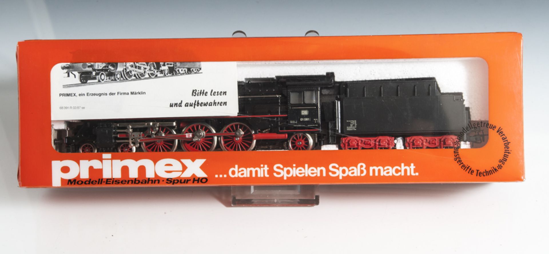Primex Schnellzuglokomotive mit Schlepptender 3193, Spur H0, in org. Verpackung.