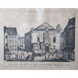 Wasserburg, Johann Dionysius Bernhard (1813-1885), "Das alte Kaufhaus auf dem sogenanntenBrand zu