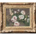 Unbekannter Maler (wohl 19. Jahrhundert), Sommerlicher Blumenstrauss, Öl/Lw. Ca. 24 x 30cm,
