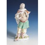 Figurine, Edelmann mit flammendem Herz, Meissen, Entwurf wohl J. J. Kaendler, 2. Hälfte18.