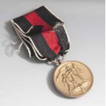 Medaille, III. Reich, "Ein Volk, ein Reich, ein Führer", 1. Okt. 1938, Bronze.