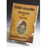 Buch "Künstlermonographien", Liebhaberausgaben Nr. 64 "Worpswede: Fritz Mackensen, OttoModersohn,