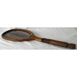 Vintage Fish Tail Tennis Racket