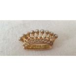 A Gold and Pearl Broach