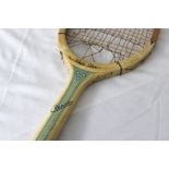 Vintage White Star Racket by Cleaves