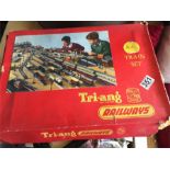 Selection of Triang track, rolling stock and engines, some boxed and controllers