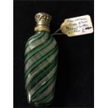 A Venetian style glass scent bottle c.1880