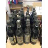 Nineteen bottles of Vengazzu Rosso 1961