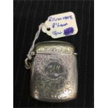 Silver Vesta Birmingham 1914