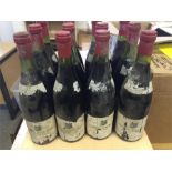 Twelve bottles of Pernand Vergelesses 1966